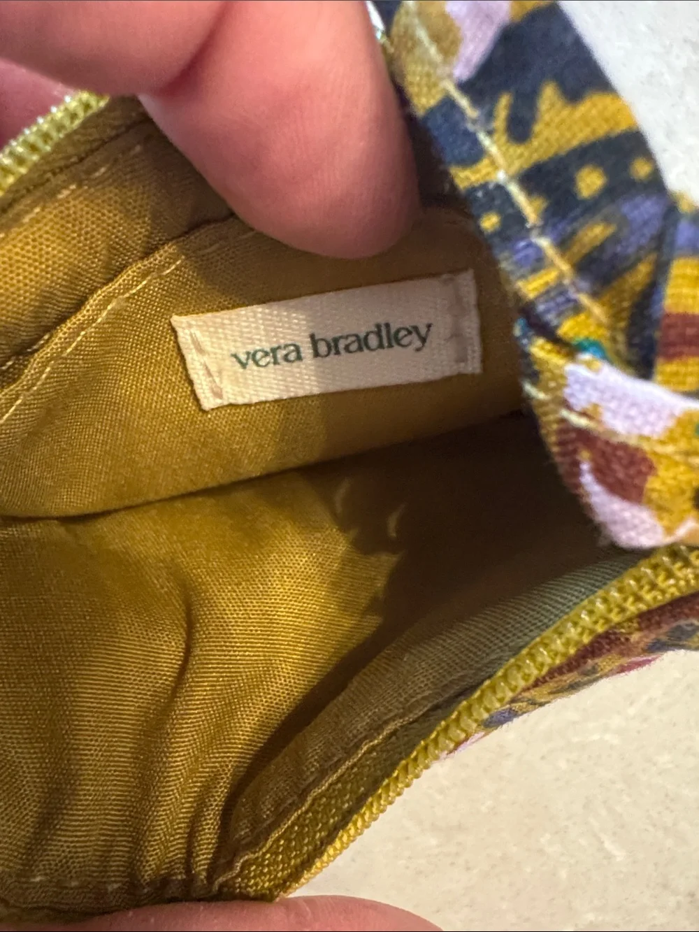 Vera Bradley Wristlet Coin Purse - Olive Multi